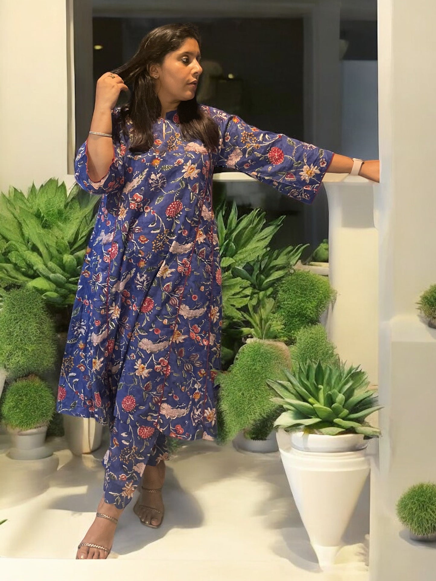 Blue Floral Set